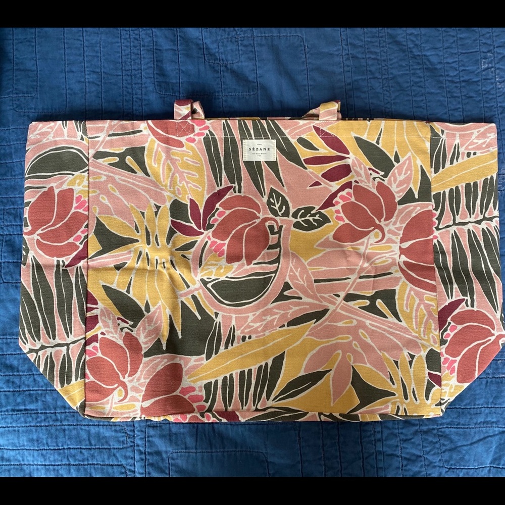 Sezane Canvas Tote Bags